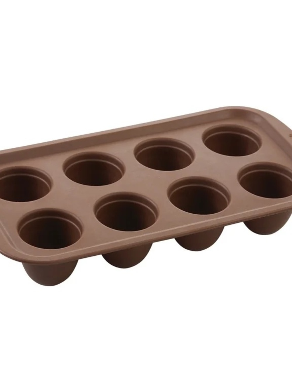 Wilton Brown Silicone 8-Cup Muffin Pan